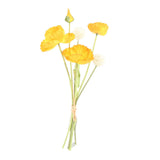 Artificial Gold Flower Bouquet 36cm Fake Gold Flower Bouquet