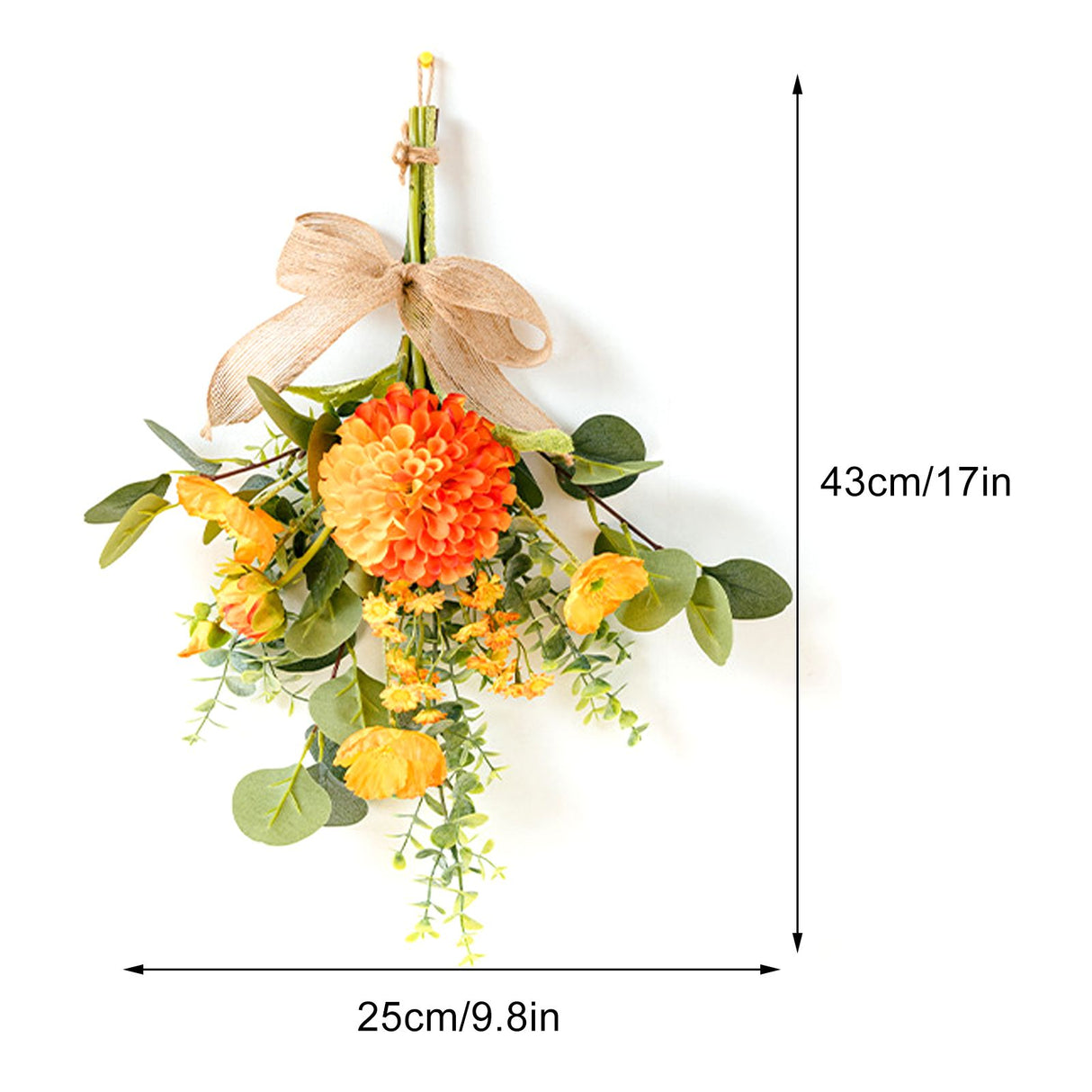 Wall Hanging Artificial Bouquet Artificial Rose Bouquet for Wedding