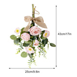Wall Hanging Artificial Bouquet Artificial Rose Bouquet for Wedding