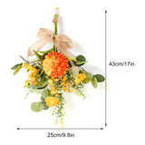 Wall Hanging Artificial Bouquet Lifelike False Flower Bouquet for Wedding Halloween