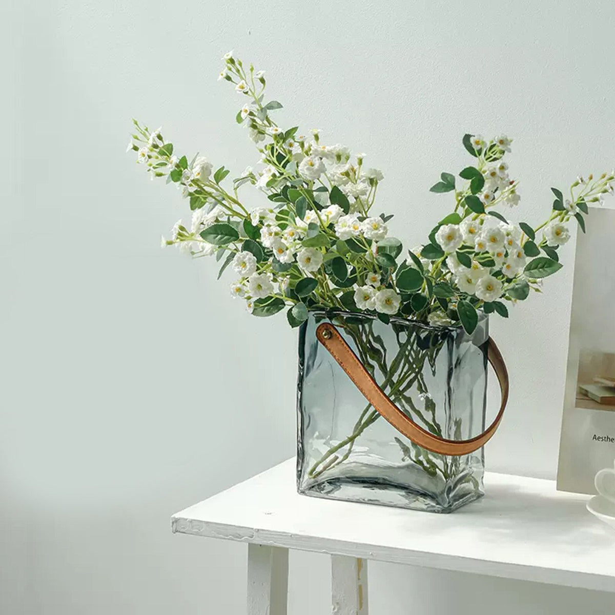 Handbag Vase Original Color Glass Vase Fish Tank Glass Vase Handmade Vase