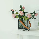 Handbag Vase Original Color Glass Vase Fish Tank Glass Vase Handmade Vase