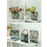 Handbag Vase Original Color Glass Vase Fish Tank Glass Vase Handmade Vase - 45-Degree Angle
