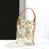 Handbag Vase Original Color Glass Vase Fish Tank Glass Vase Handmade Vase