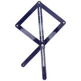 Corner Angle Finder Plastic Multifunctional Adjustable Precise Angle Protractor for Carpentry Measurement - 45-Degree Angle