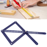 Corner Angle Finder Plastic Multifunctional Adjustable Precise Angle Protractor for Carpentry Measurement