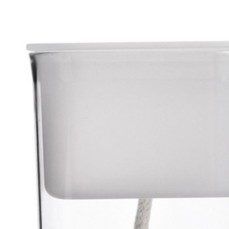 Water Absorption Planter Indoor Self Absorbed Watering Pot Flower Container for Office Home Semitransparent