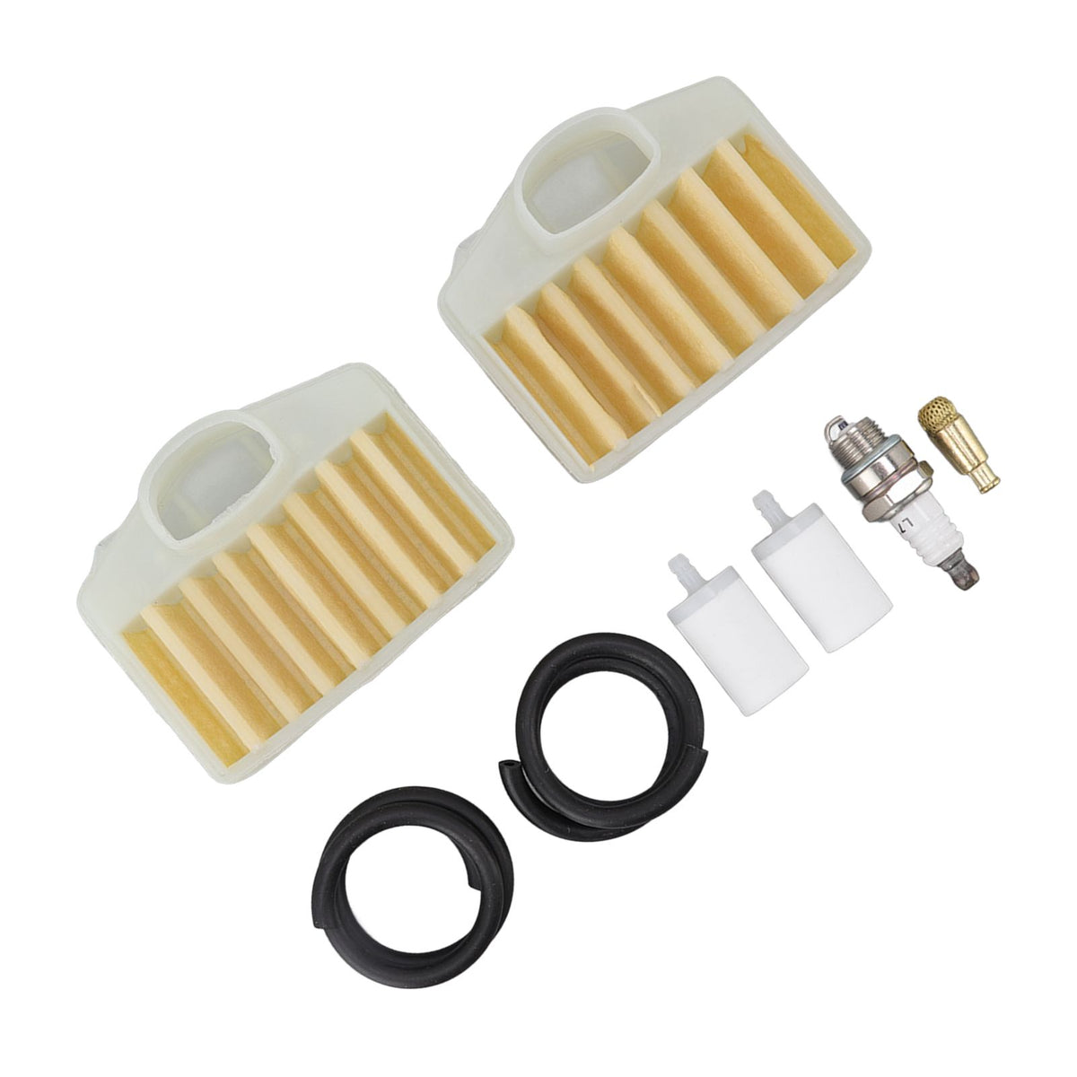 Chainsaw Air Filter Kit Professional Chainsaw Air Filter Spark Plug Set for Husqvarna 362 365 371 372 372XP Chainsaws
