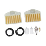 Chainsaw Air Filter Kit Professional Chainsaw Air Filter Spark Plug Set for Husqvarna 362 365 371 372 372XP Chainsaws - Low Angle