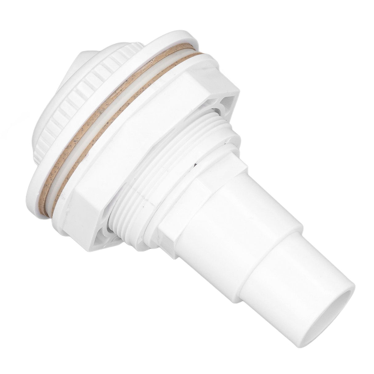 Complete Return Outlet Jet Fitting for Above Ground Swimming Pool with Gasket 1in Pipe Adapter