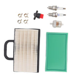 Lawn Mower Air Filter Set Air Filter Sparking Plug Valve Replacement Lawn Tractor Parts for BS