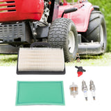 Lawn Mower Air Filter Set Air Filter Sparking Plug Valve Replacement Lawn Tractor Parts for BS