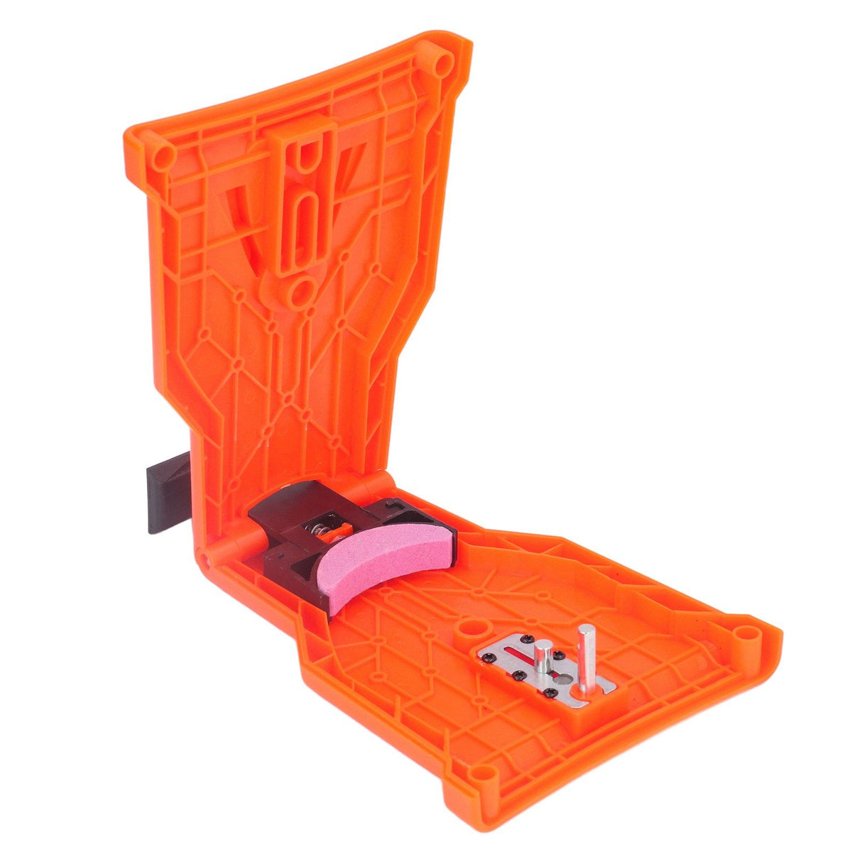 Chainsaw Sharpener Toughness Wear Resistance Outdoor Woodworking Chain Saw Sharpener Orange