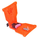 Chainsaw Sharpener Toughness Wear Resistance Outdoor Woodworking Chain Saw Sharpener Orange - Extra Image