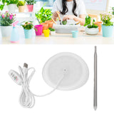 LED Plant Grow Light 3 Modes Timing USB Powered Adjustable Brightness Height Plant Growing Lamp for Succulent Cactus