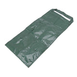 Hanging Planting Bag Multi Holes PE Plant Grow Pouch for Strawberry Vegetable Flower Green 8 Holes - Rear View