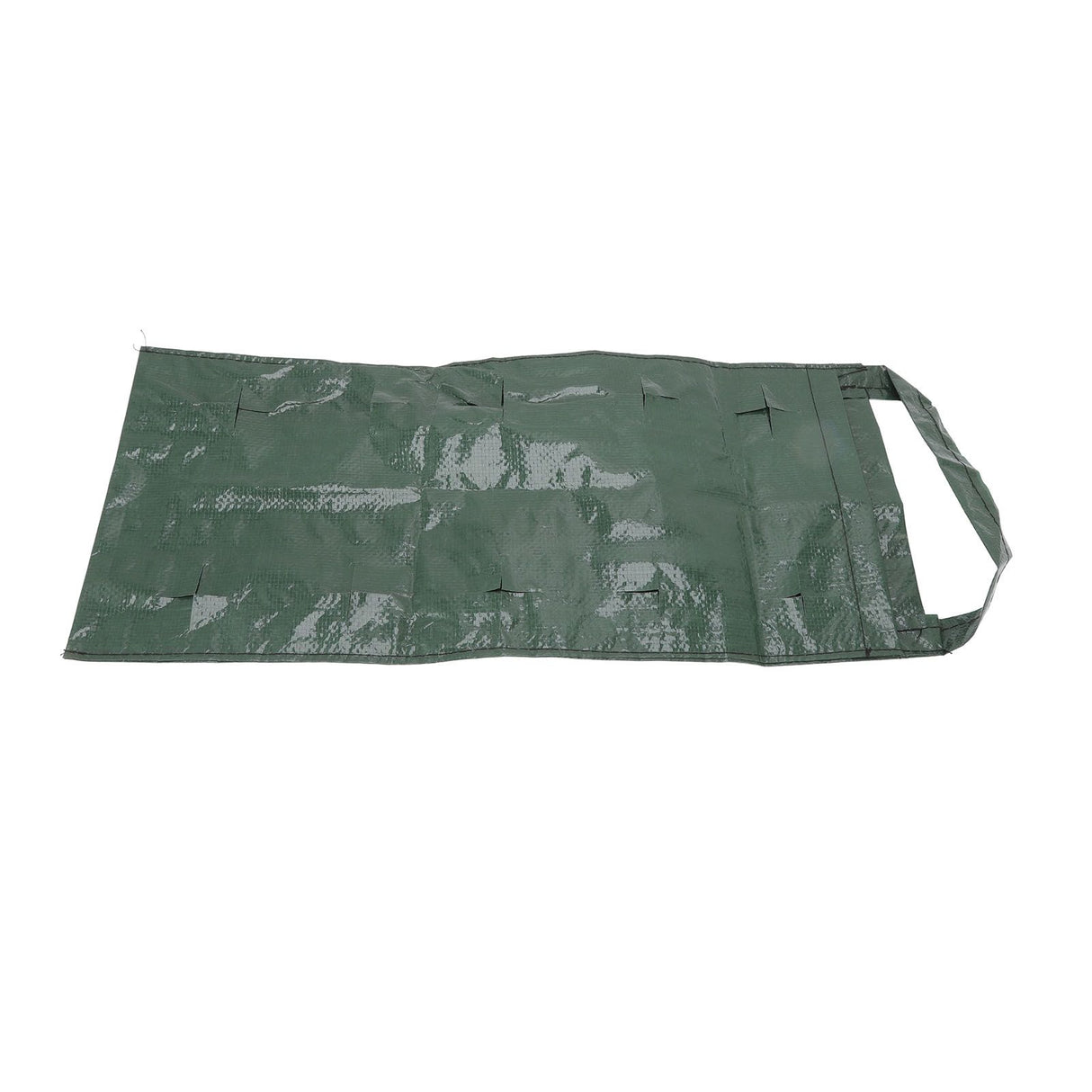 Hanging Planting Bag Multi Holes PE Plant Grow Pouch for Strawberry Vegetable Flower Green 10 Holes