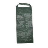 Hanging Planting Bag Multi Holes PE Plant Grow Pouch for Strawberry Vegetable Flower Green 10 Holes - Side View