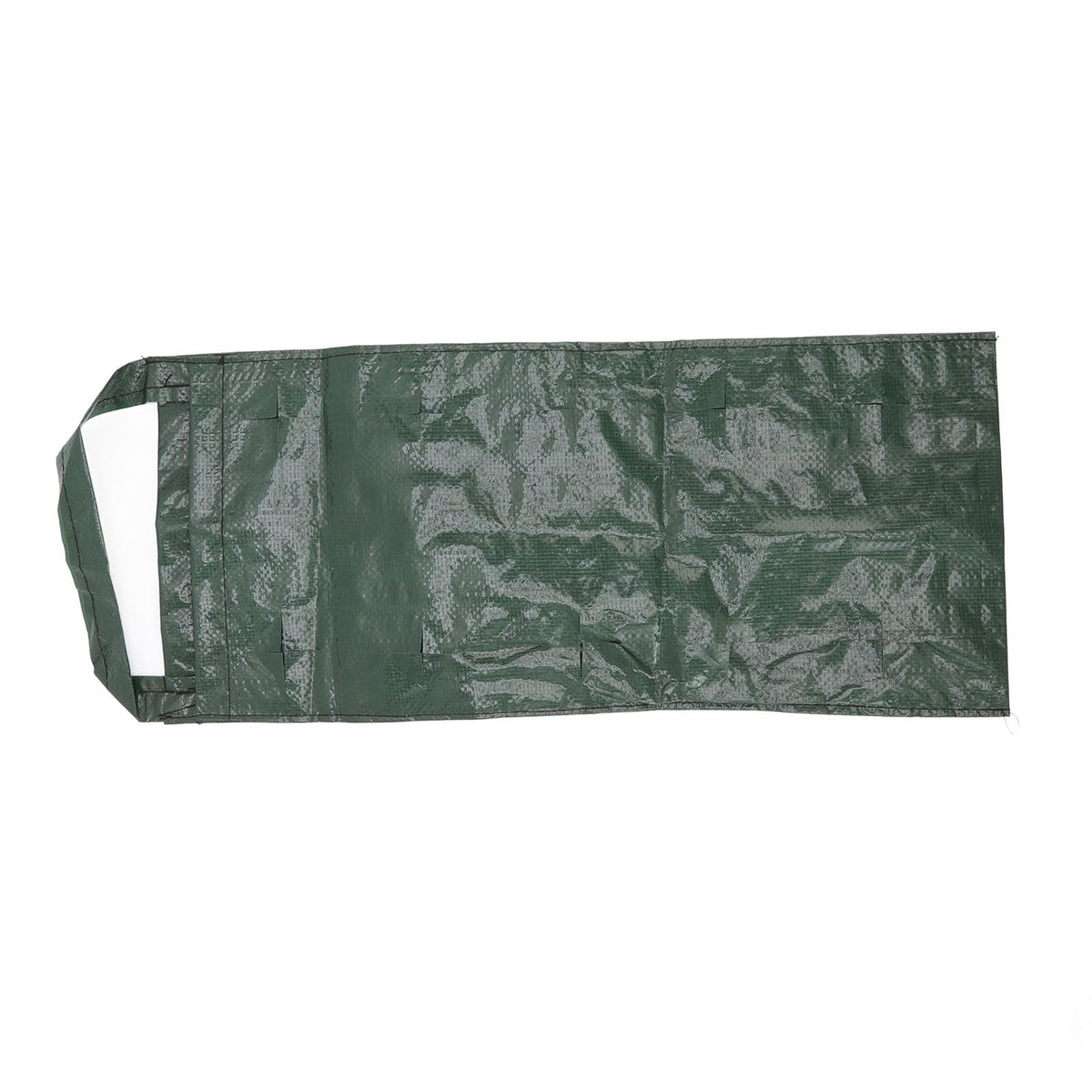 Hanging Planting Bag Multi Holes PE Plant Grow Pouch for Strawberry Vegetable Flower Green 10 Holes