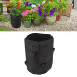 Strawberry Grow Bag 8 Holes Breathable Reusable Multipurpose Garden Grow Bag for Gardens