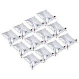 12PCS Water Storage Container Foldable Heat Preservation Emergency Water Bag with Tap for Camping - Front View