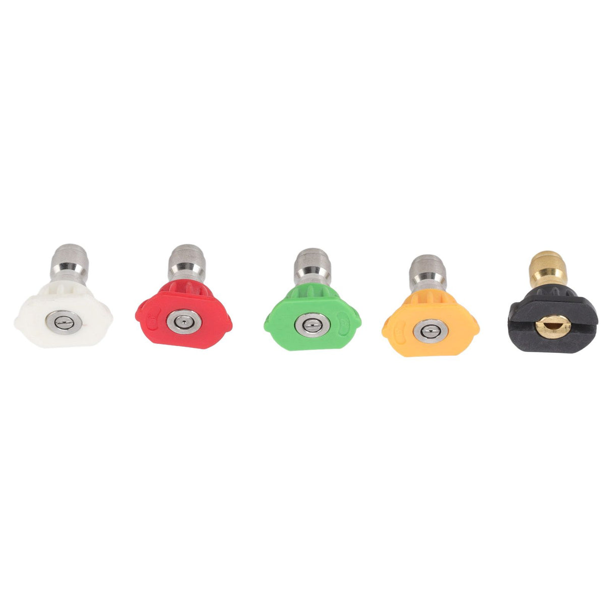 5PCS Pressure Washer Nozzle Big Fan Shape Power Washer Nozzle Tips Rinse Jet Stream Nozzle Kit 045 1.311mm / 0.05in