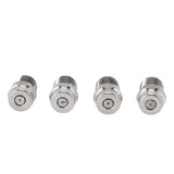 4Pcs Threaded Nozzles 22mm 304 Stainless Steel G1/4 External Thread Pressure Washer Accessories 0.874mm/0.03in Hole Diameter - Top-Down View