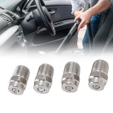4Pcs Threaded Nozzles 22mm 304 Stainless Steel G1/4 External Thread Pressure Washer Accessories 0.874mm/0.03in Hole Diameter