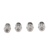 4Pcs Threaded Nozzles 22mm 304 Stainless Steel G1/4 External Thread Pressure Washer Accessories 1.07mm/0.42in Hole Diameter - Side View