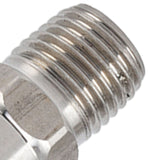 4Pcs Threaded Nozzles 22mm 304 Stainless Steel G1/4 External Thread Pressure Washer Accessories 1.07mm/0.42in Hole Diameter