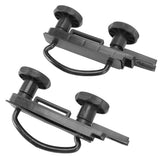 Universal Roof Mounting Fitting Kit U Screws Locknut Rubber Gasket Small Light Roof Luggage Accessories for Most Models - Rear View