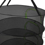 Foldable Plant Drying Net Multilayer Zipper Closure Design 60cm Diameter Herb Buds Dry Net with Storage Bag 4 Layers