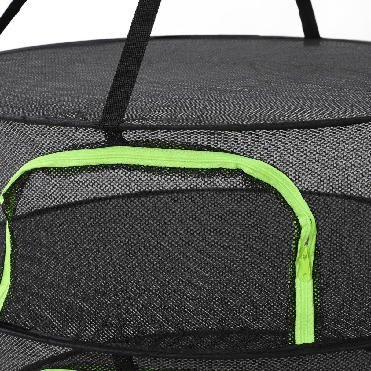 Foldable Plant Drying Net Multilayer Zipper Closure Design 60cm Diameter Herb Buds Dry Net with Storage Bag 4 Layers
