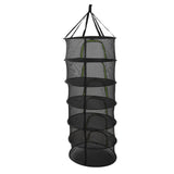 Foldable Plant Drying Net Multilayer Zipper Closure Design 60cm Diameter Herb Buds Dry Net with Storage Bag 6 Layers