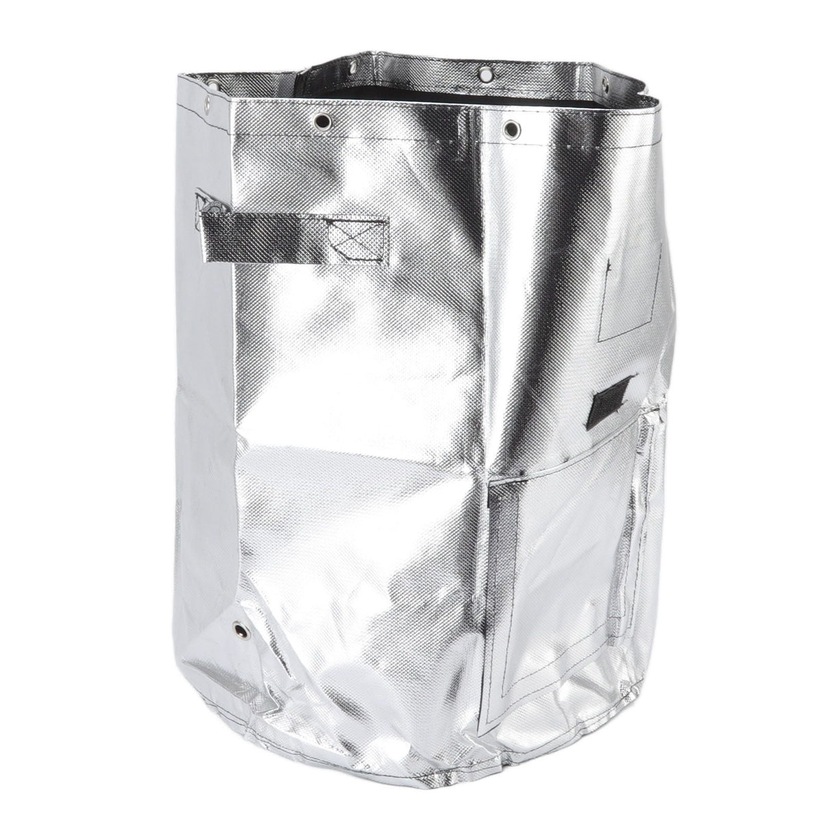 Silver Potato Grow Bag Waterproof Openable Planting Bucket for Plant Vegetable Flower L 43 Liters 10 Gallons