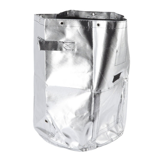 Silver Potato Grow Bag Waterproof Openable Planting Bucket for Plant Vegetable Flower L 43 Liters 10 Gallons