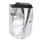 Silver Potato Grow Bag Waterproof Openable Planting Bucket for Plant Vegetable Flower L 43 Liters 10 Gallons