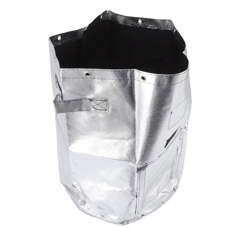 Silver Potato Grow Bag Waterproof Openable Planting Bucket for Plant Vegetable Flower L 43 Liters 10 Gallons