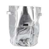 Silver Potato Grow Bag Waterproof Openable Planting Bucket for Plant Vegetable Flower L 43 Liters 10 Gallons - Low Angle