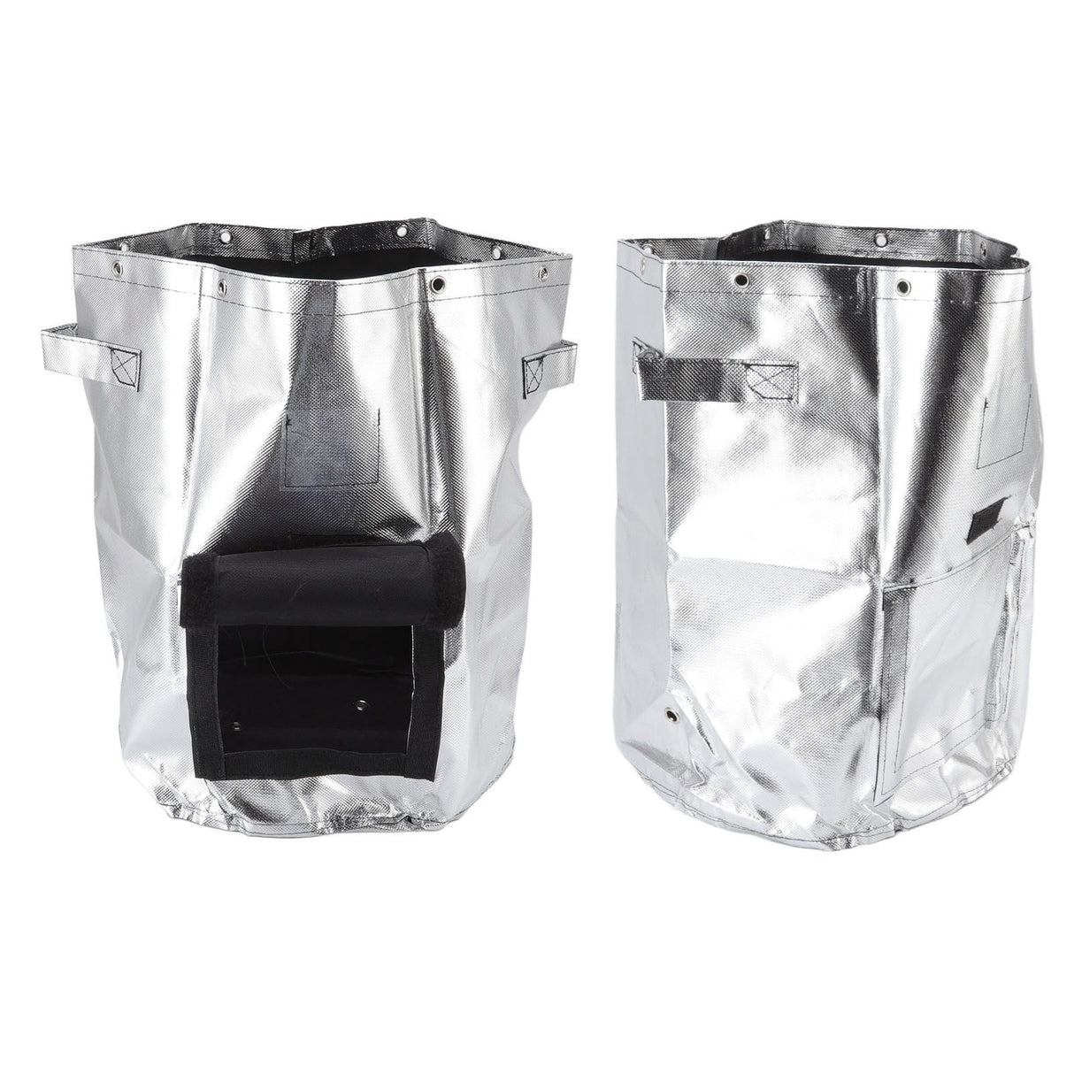 Silver Potato Grow Bag Waterproof Openable Planting Bucket for Plant Vegetable Flower L 43 Liters 10 Gallons