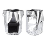 Silver Potato Grow Bag Waterproof Openable Planting Bucket for Plant Vegetable Flower L 43 Liters 10 Gallons