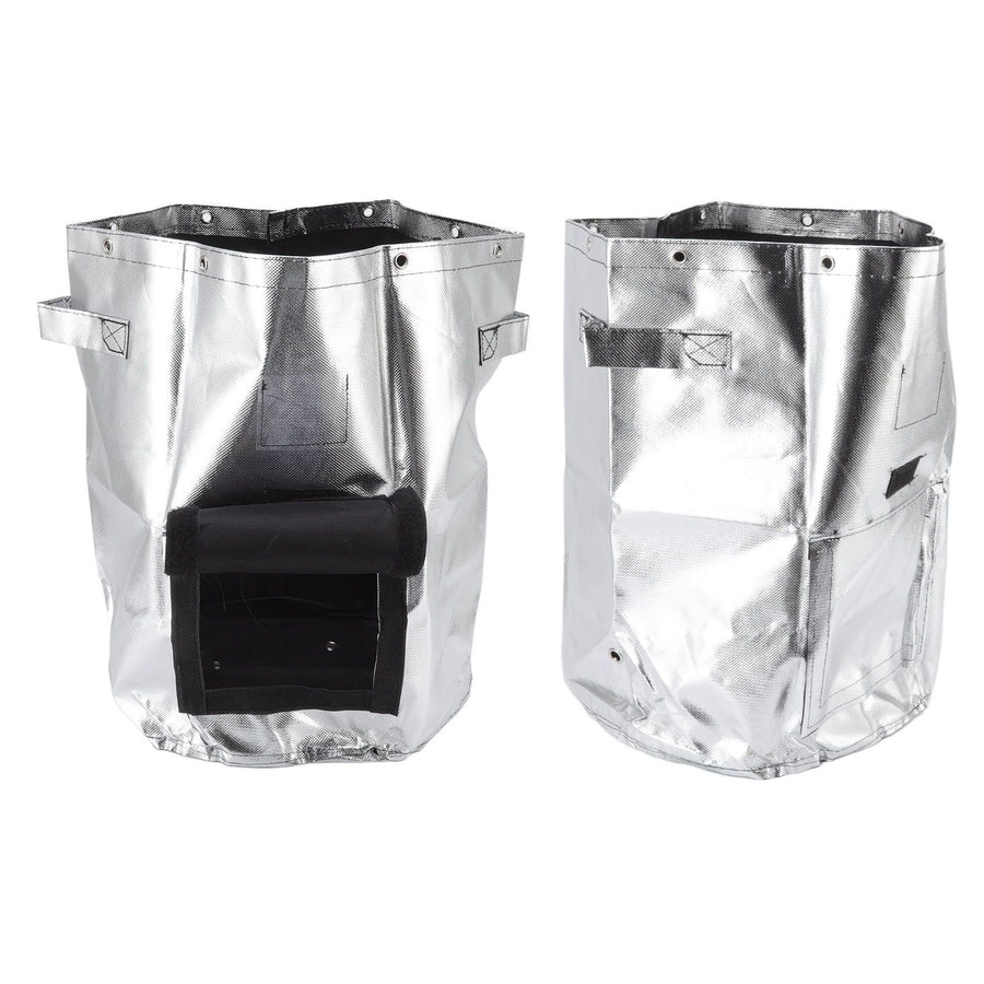 Silver Potato Grow Bag Waterproof Openable Planting Bucket for Plant Vegetable Flower L 43 Liters 10 Gallons