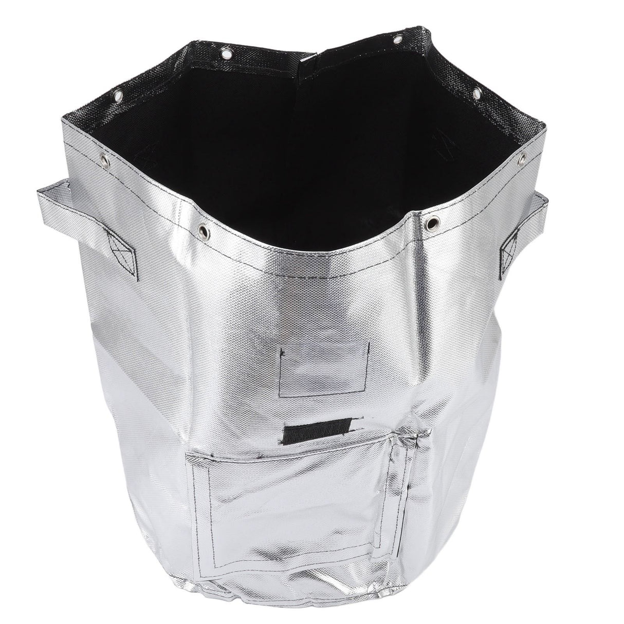 Silver Potato Grow Bag Waterproof Openable Planting Bucket for Plant Vegetable Flower L 43 Liters 10 Gallons