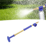 Garden Drink Bottle Manual Sprayer Plastic Copper 36.5mm Handheld Push Pull Single Head Atomizing Sprayer for Courtyard - Extra Image