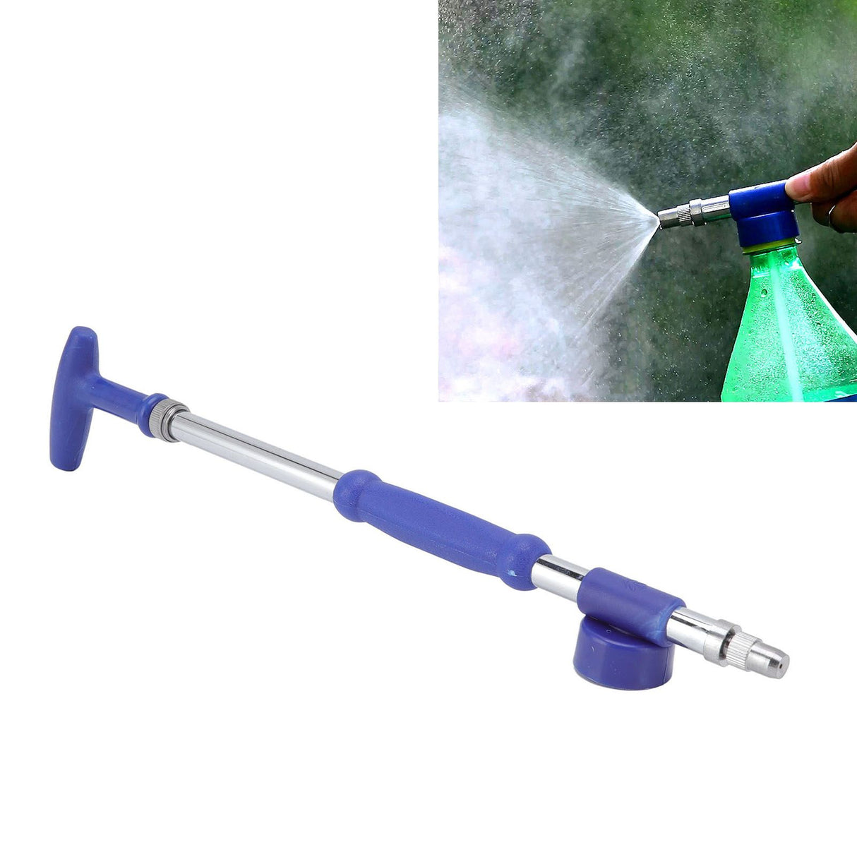 Garden Manual Spray Watering Head Drink Bottle Sprayer Head Nozzle Water Pressure Atomization Sprayer