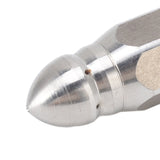 High Pressure Washer Spray Nozzle Stainless Steel Sewer Jetting Nozzle for Industrial Pipe Cleaning G1/4 Internal Thread