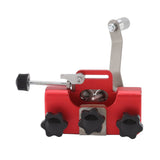 Chainsaw Sharpener Portable Lightweight Hand Crank Chain Sharpening Jig for Electric Saws Red