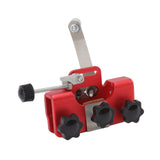 Chainsaw Sharpener Portable Lightweight Hand Crank Chain Sharpening Jig for Electric Saws Red