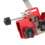 Chainsaw Sharpener Portable Lightweight Hand Crank Chain Sharpening Jig for Electric Saws Red - Extra Image
