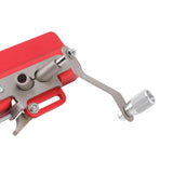 Chainsaw Sharpener Portable Lightweight Hand Crank Chain Sharpening Jig for Electric Saws Red